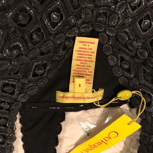 HP Catherine Malandrino Pleated Dress, 8 NWT - Picture 7 of 8